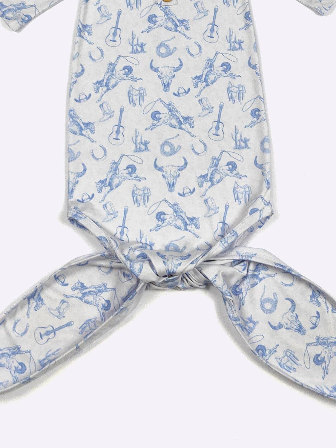 Azul Western Baby Knotted Gown