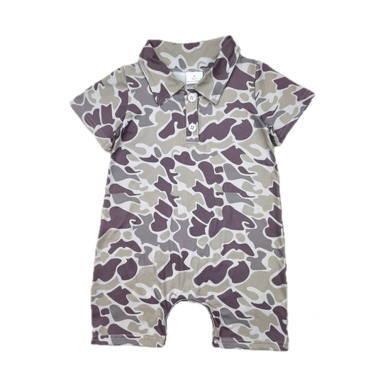 Throwback Camo Romper