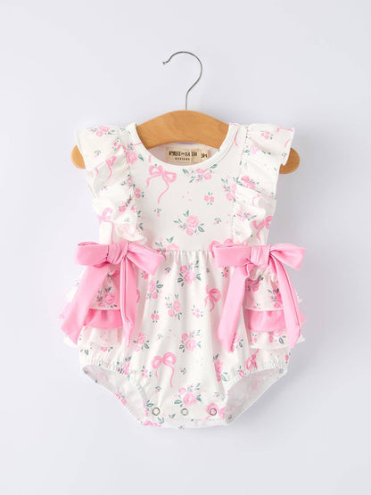 Pink Floral Bow Bubble