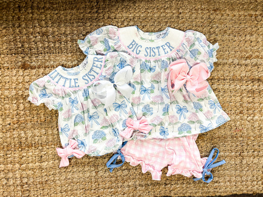 Big Sister Floral Short Set