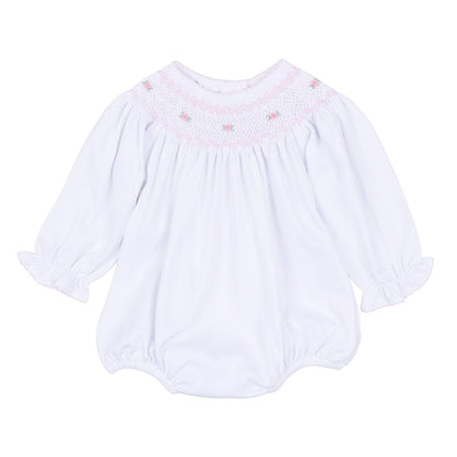 Grace Bishop Long Sleeve Bubble - White Pink