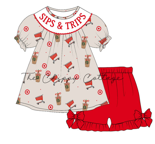 Sips & Trips Short Set PRE•ORDER