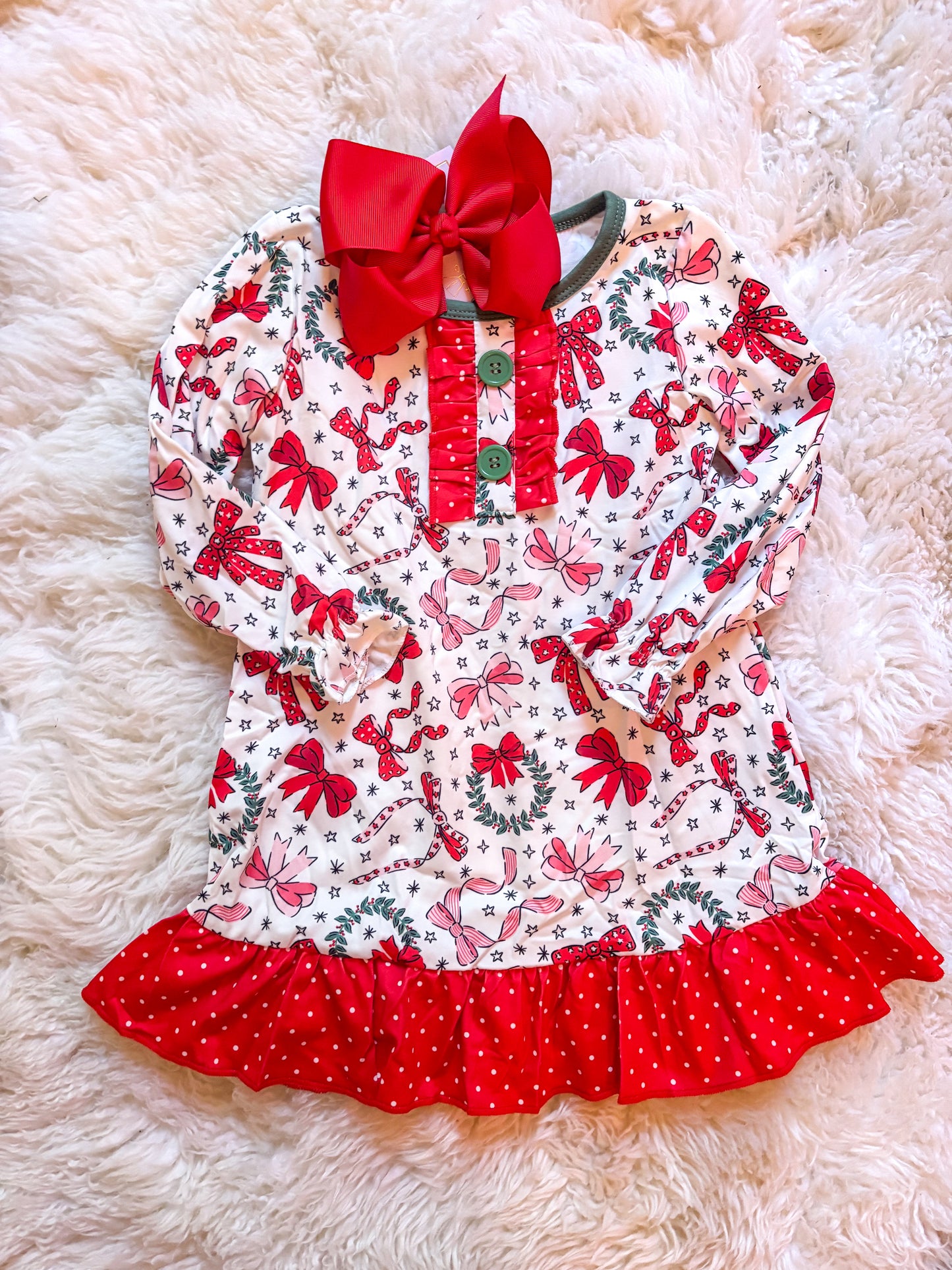 Christmas Coquette Gown