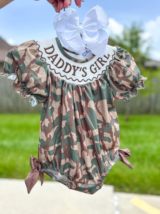 Daddy’s Girl Camo Bubble
