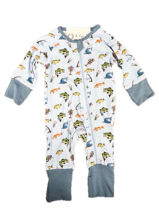 Blue Fish Bamboo Sleeper