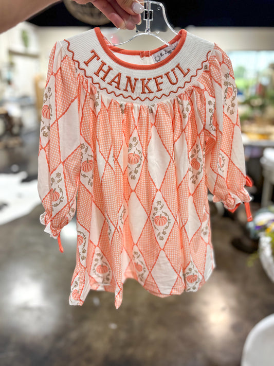 Thankful Gingham Dress