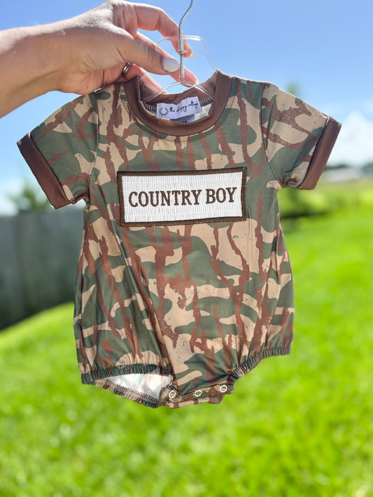 Country Boy Camo Bubble