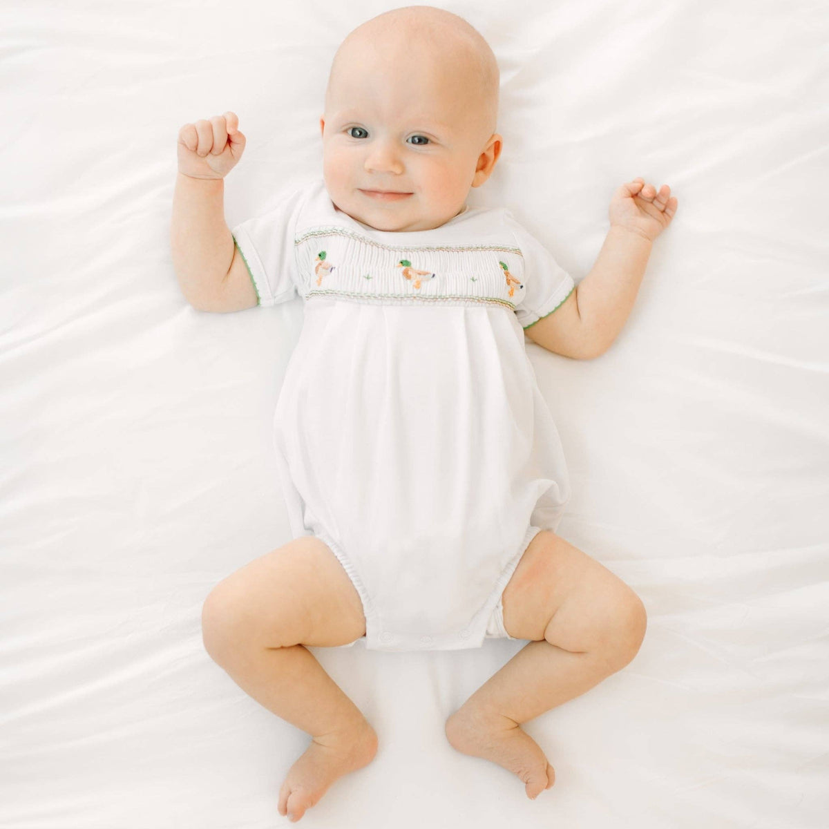 Mallard Moments Smocked Boy Bubble
