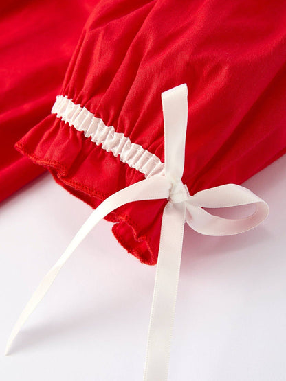 Red Christmas Gingerbread Dress