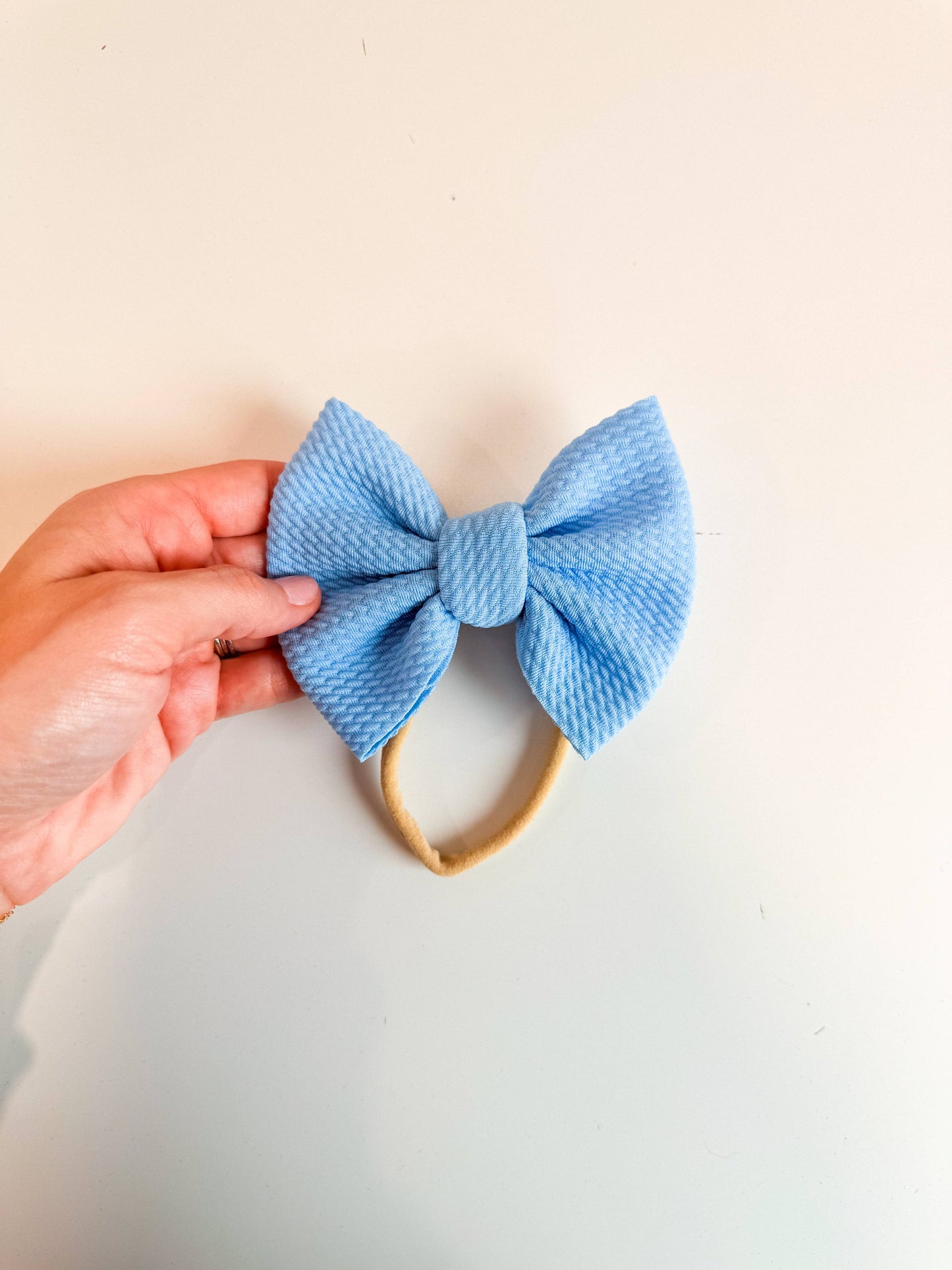 Blue Bullet Bow + NYLON 