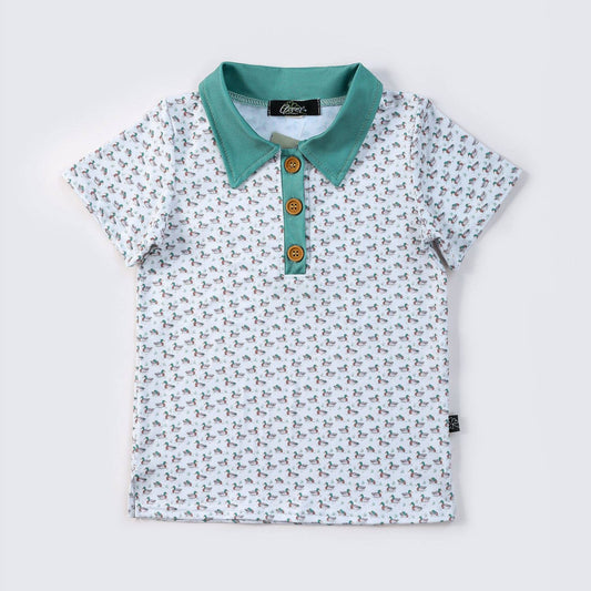 Waterfowl Boy Collar Shirt