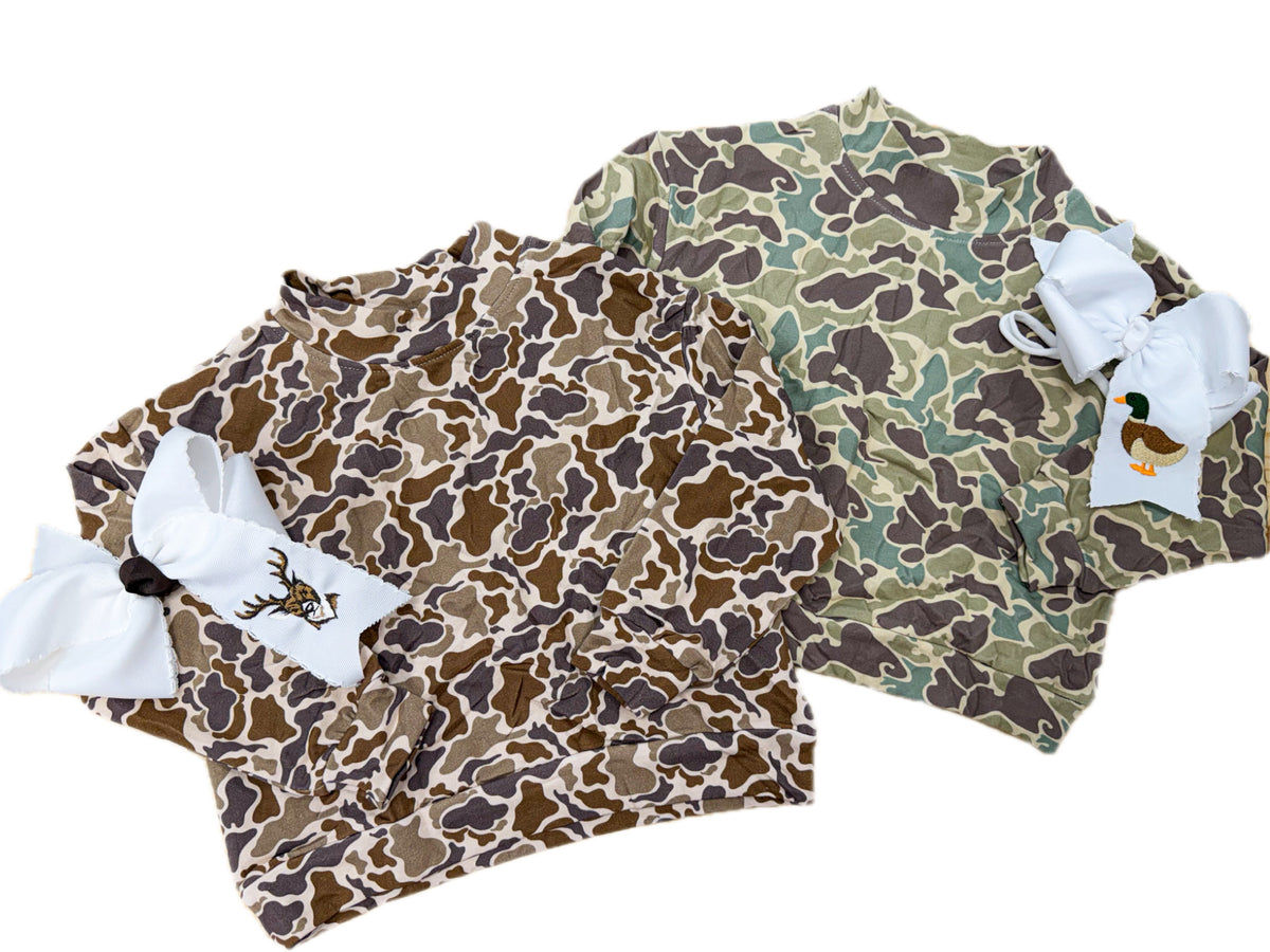 Green Throwback Mockneck
