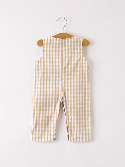 Turkey Gingham Romper