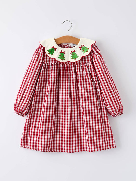 Plaid Christmas Tree Dress