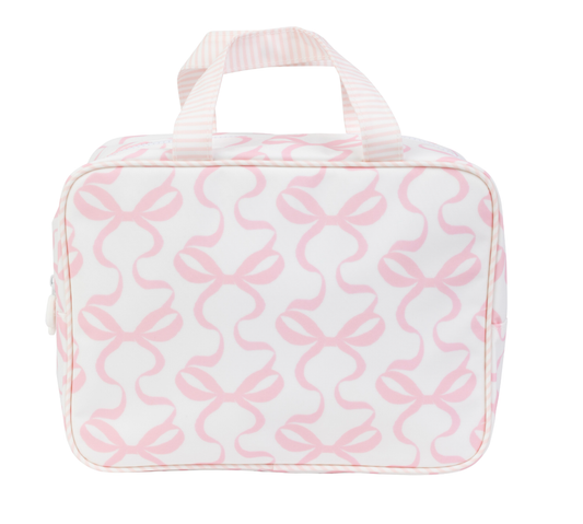 The Take It Tote in Bows on White