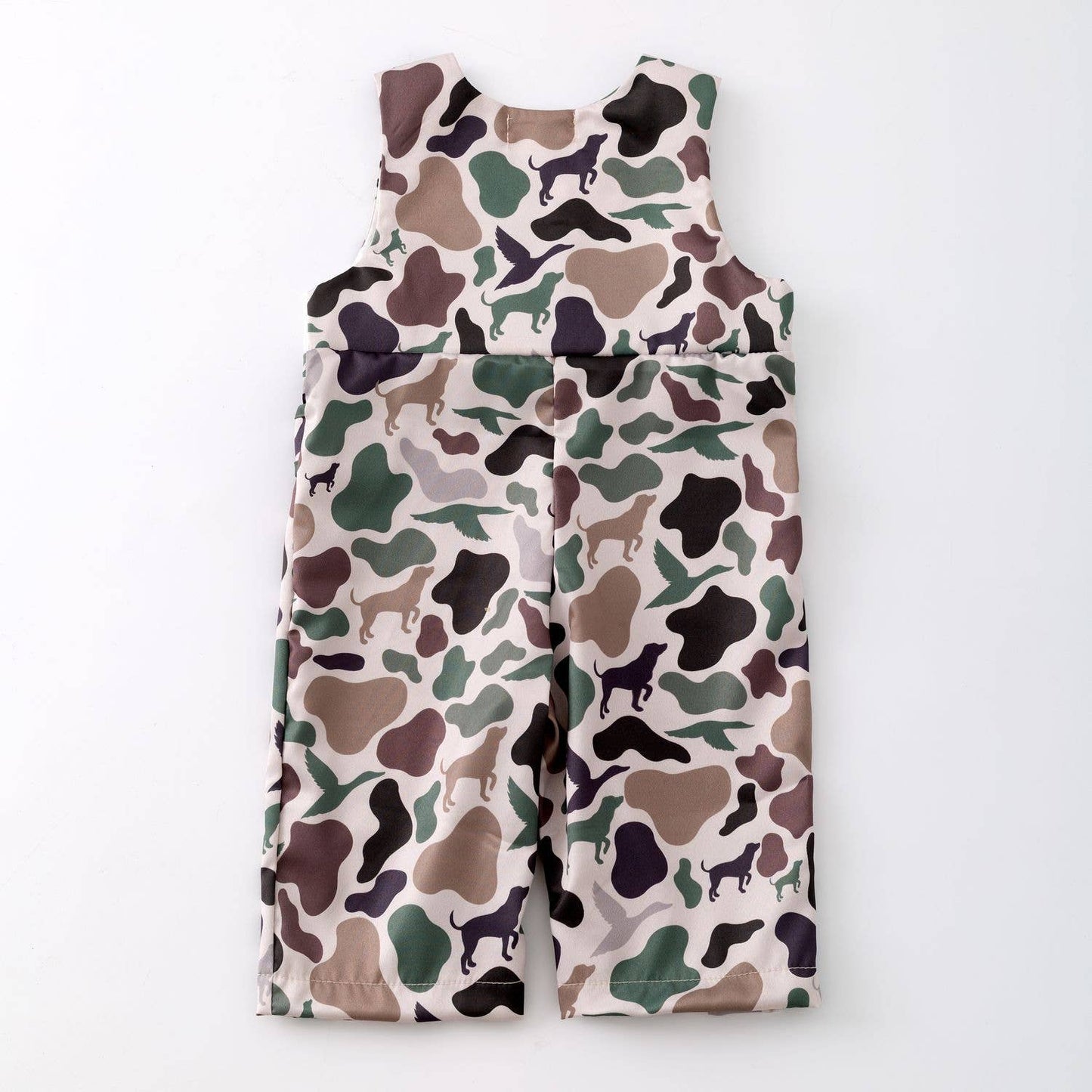 Camo Smocked Baby Jon Jon