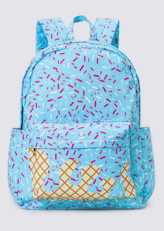 Blue Drip Backpack