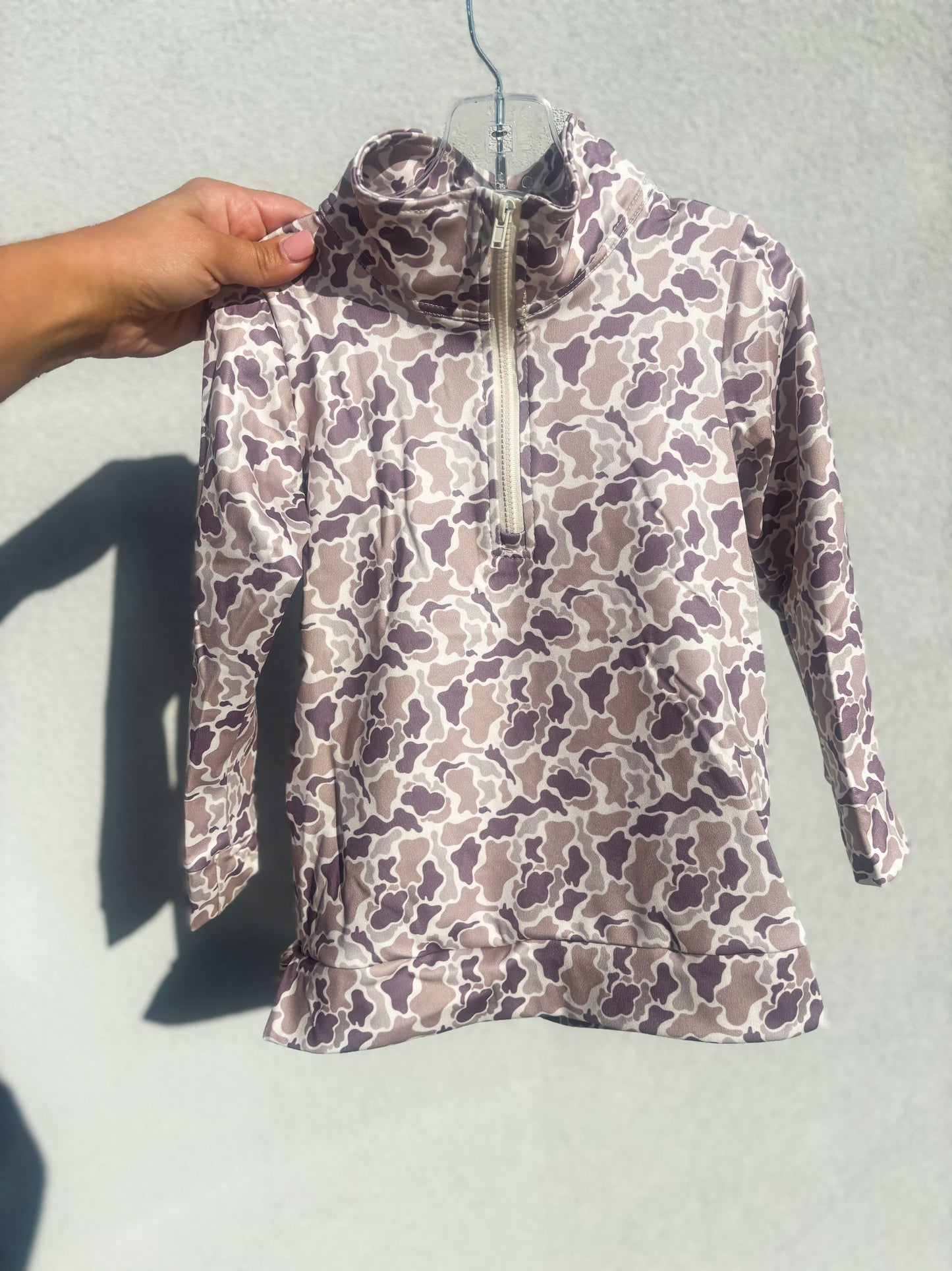 Light Brown Camo Pullover