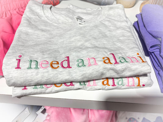 Embroidered Alani Tees