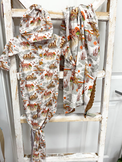 Wetland Mallard Baby Blanket