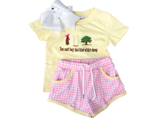 Pink Dirt Cheap Short Set