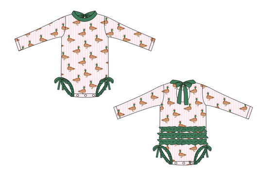 1PC Pink Mallard Swim PRE•ORDER