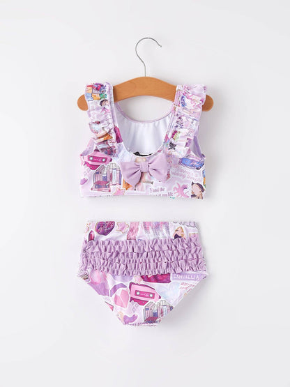 Purple TS Girls Boutique Swimsuit