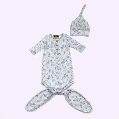 Azul Western Baby Knotted Gown