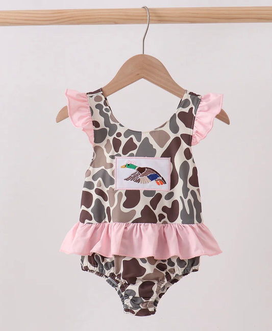 Pink Camo Mallard Swim