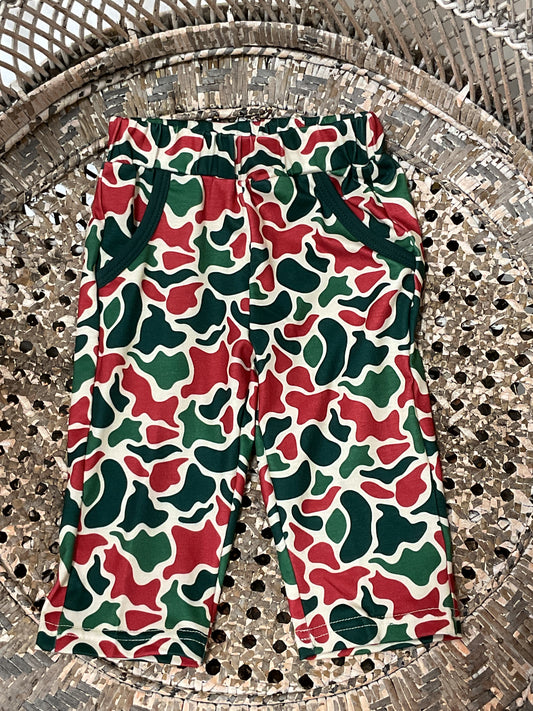 Christmas Camo Joggers
