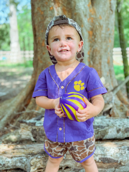 Game Day Purple Camo Set