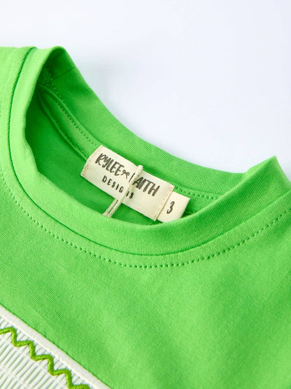 Smocked Alligator Short Set
