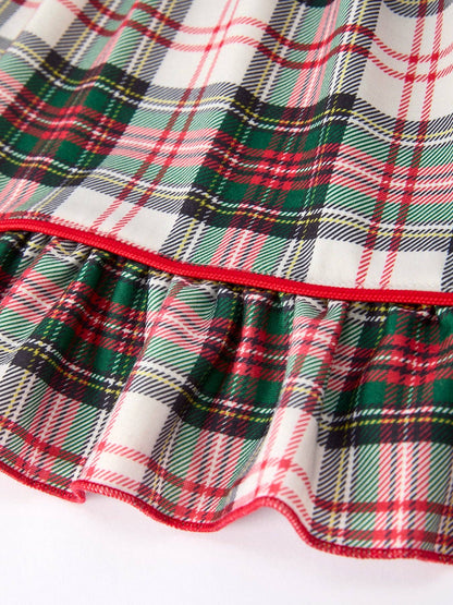 Plaid Santa Gown