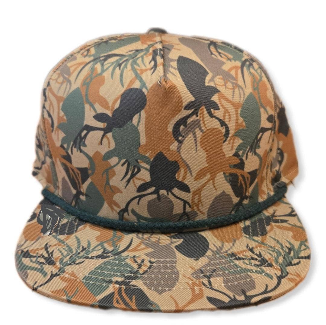 Toddler Kids Camo Deer Buck Snapback Hat