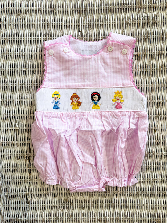 Hand Smocked Princess Bubble