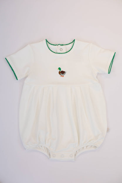 Pip Embroidered Bubble -Mallards