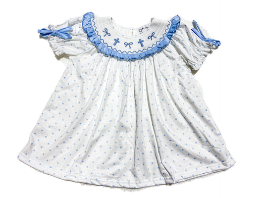 Blue Dot Cross Dress