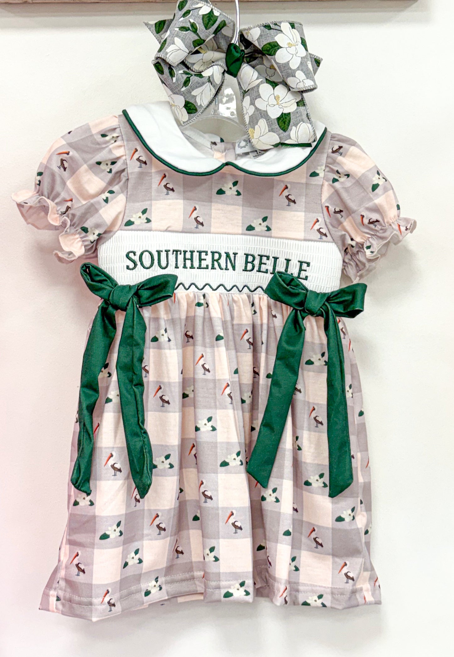 Southern Belle Magnolia Smock Dress