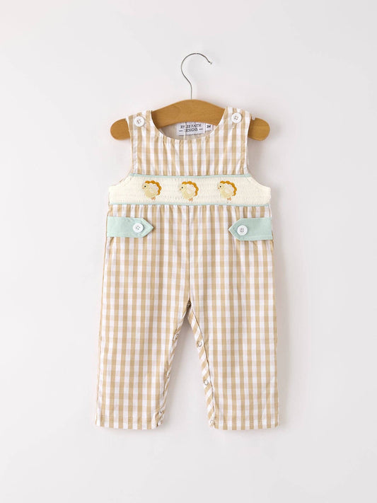 Turkey Gingham Romper
