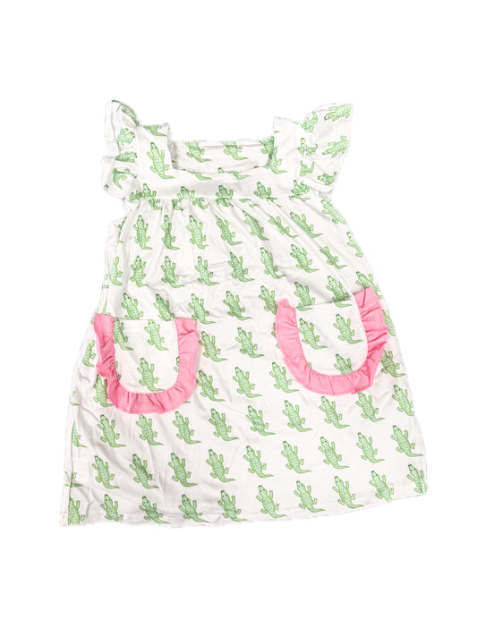 Pink Alligator Dress