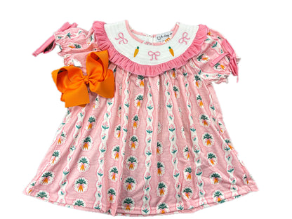 Carrot Coquette Smock