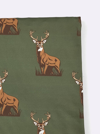 Hunter Green Buck Blanket