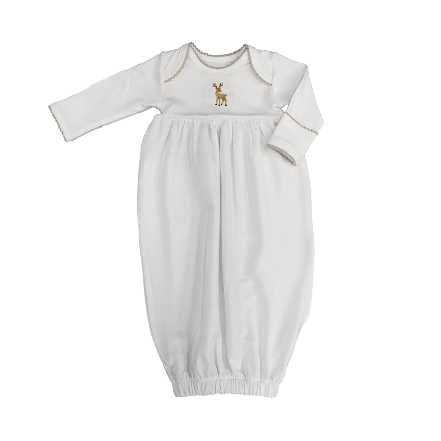 Deer - Pip Embroidered Gown