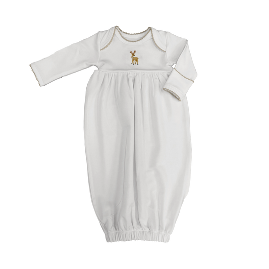 Deer - Pip Embroidered Gown