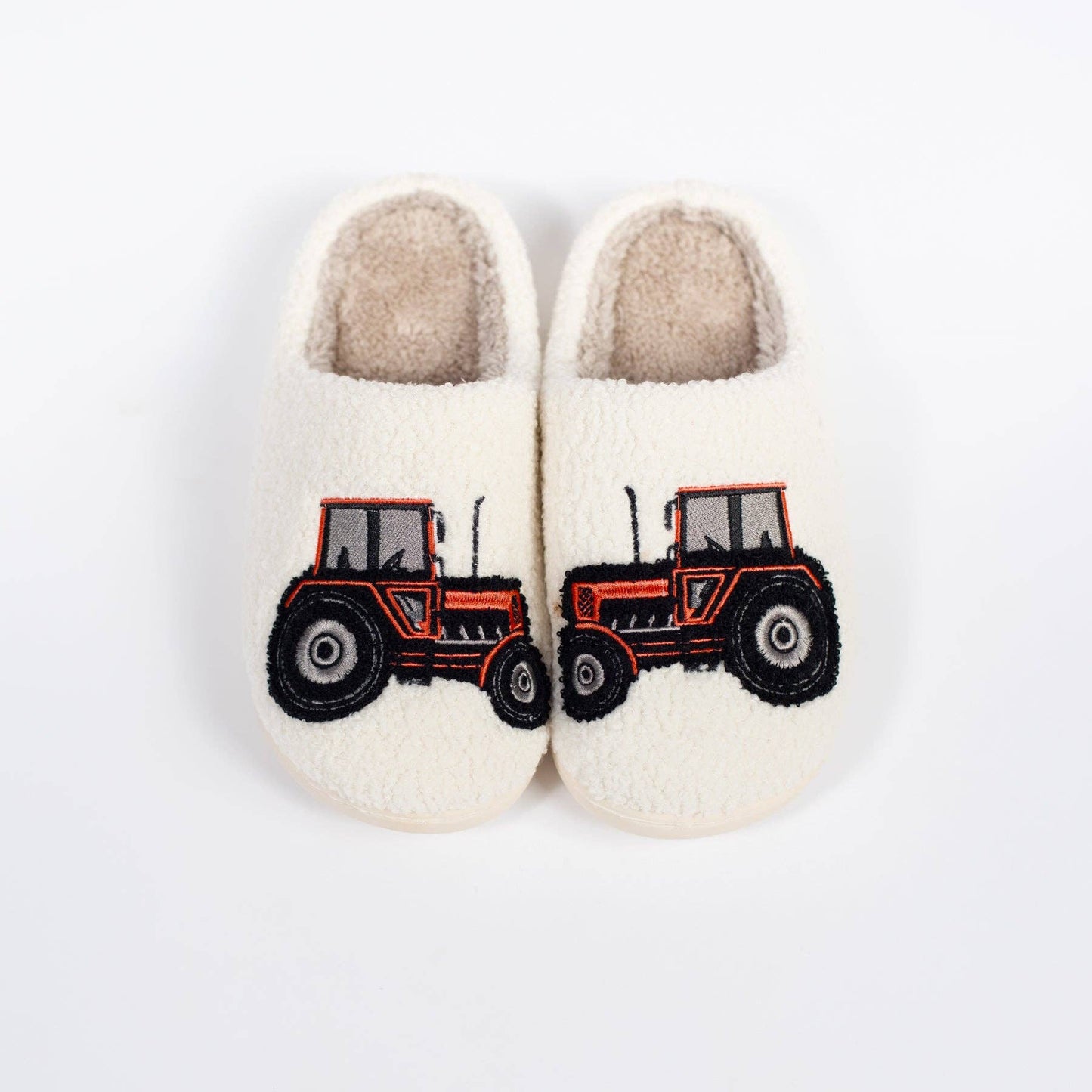 Red Tractor Slippers - Kids