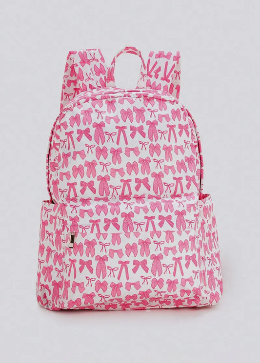 Hot Pink Bow Backpack
