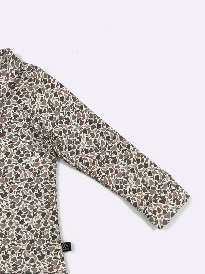Dog Duck Hunt Camo Boy Quarter Zip