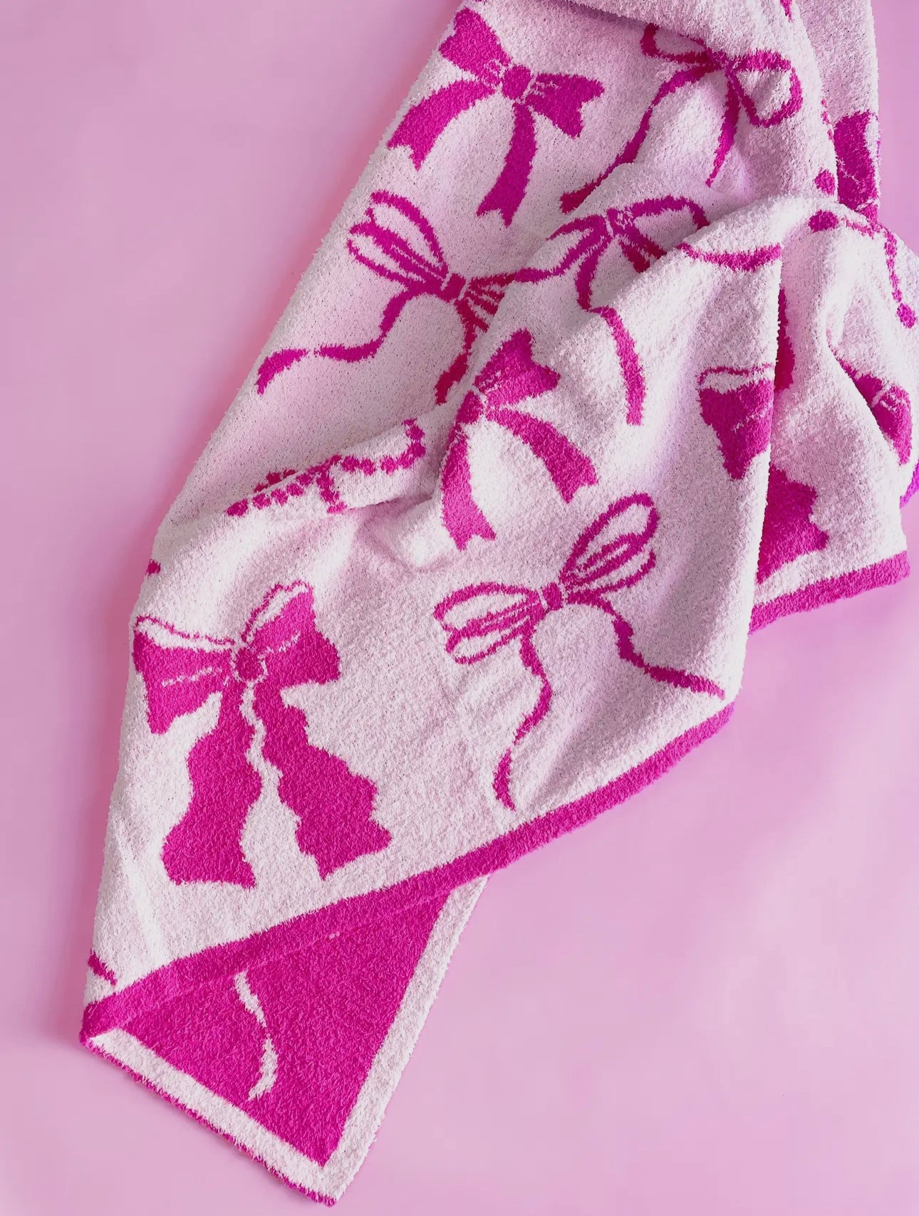 Hot Pink Coquette Throw