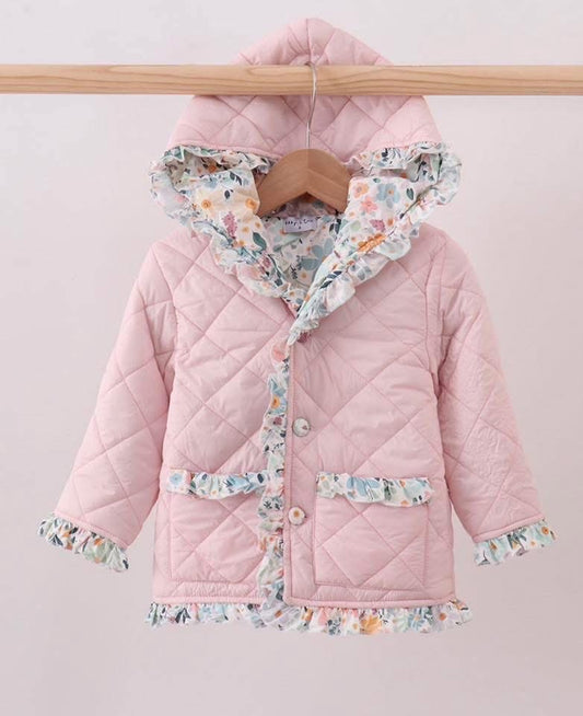 Pink Floral Quilt Jacket