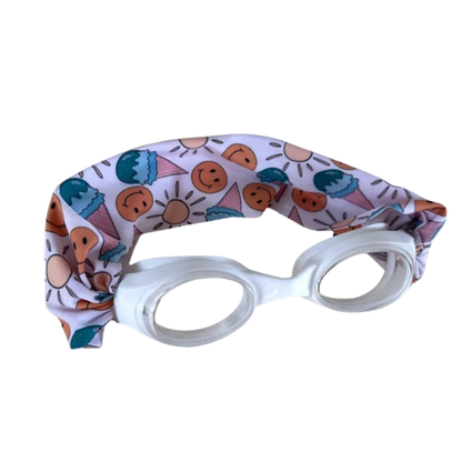 Kids Swim Goggles – Floatable Fabric Strap (Ages 3+)